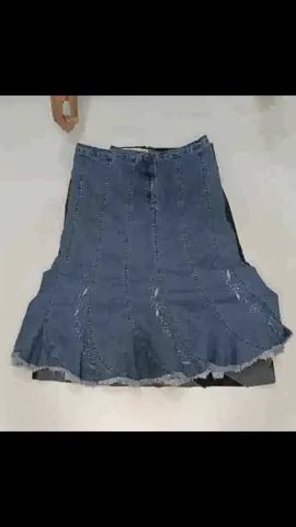 Y2K Maxi Magic: Denim Skirt Spectacular! ✨🔥( S-165)