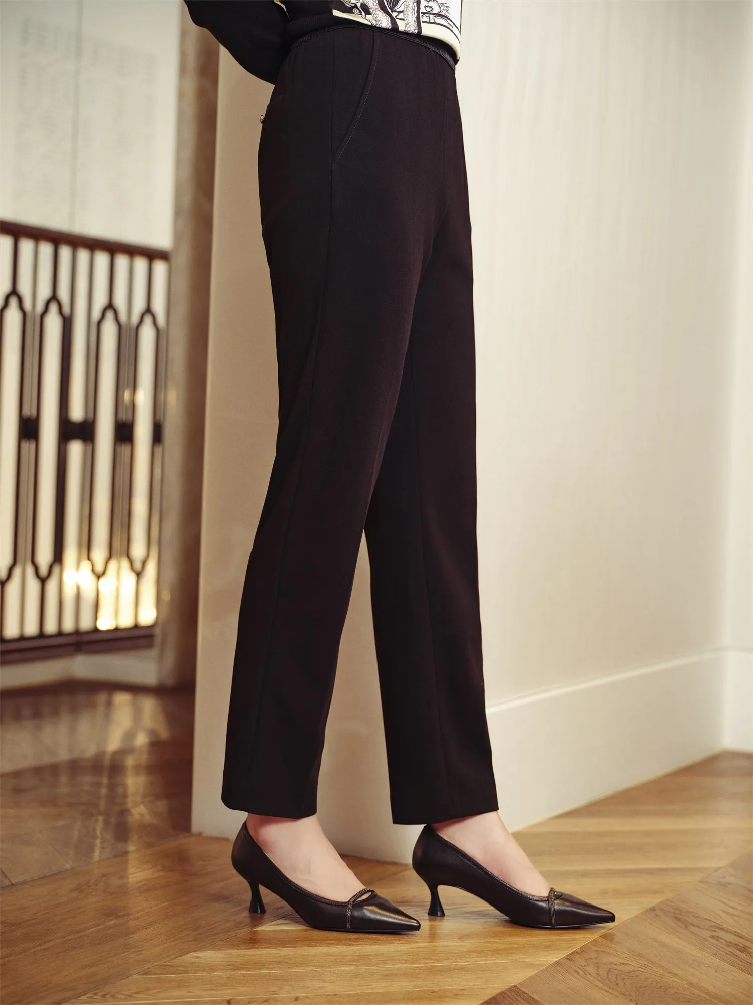 YAYING Triacetate Suit Pants