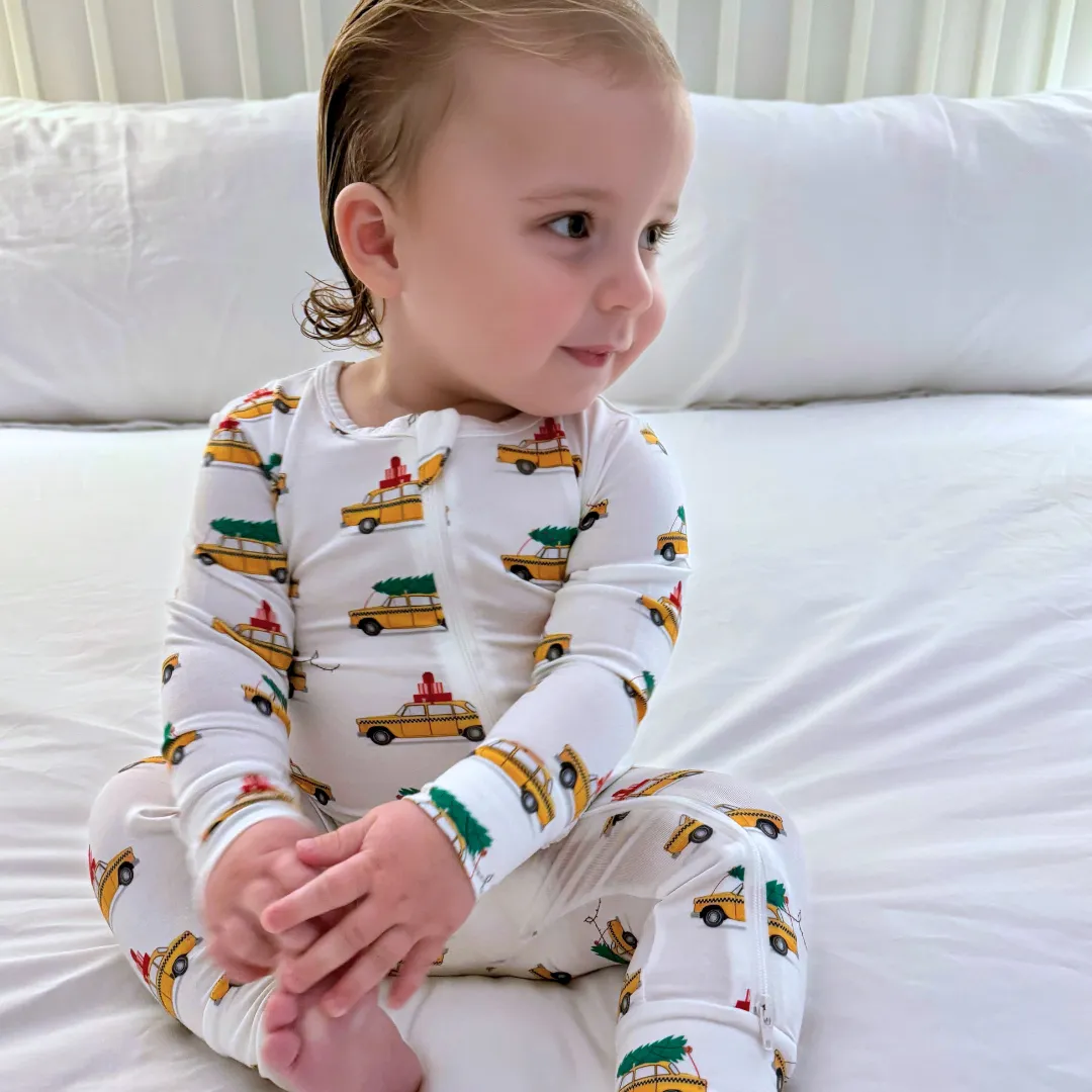 Zippered Romper in Christmas In New York