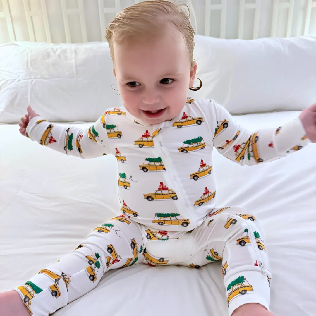 Zippered Romper in Christmas In New York